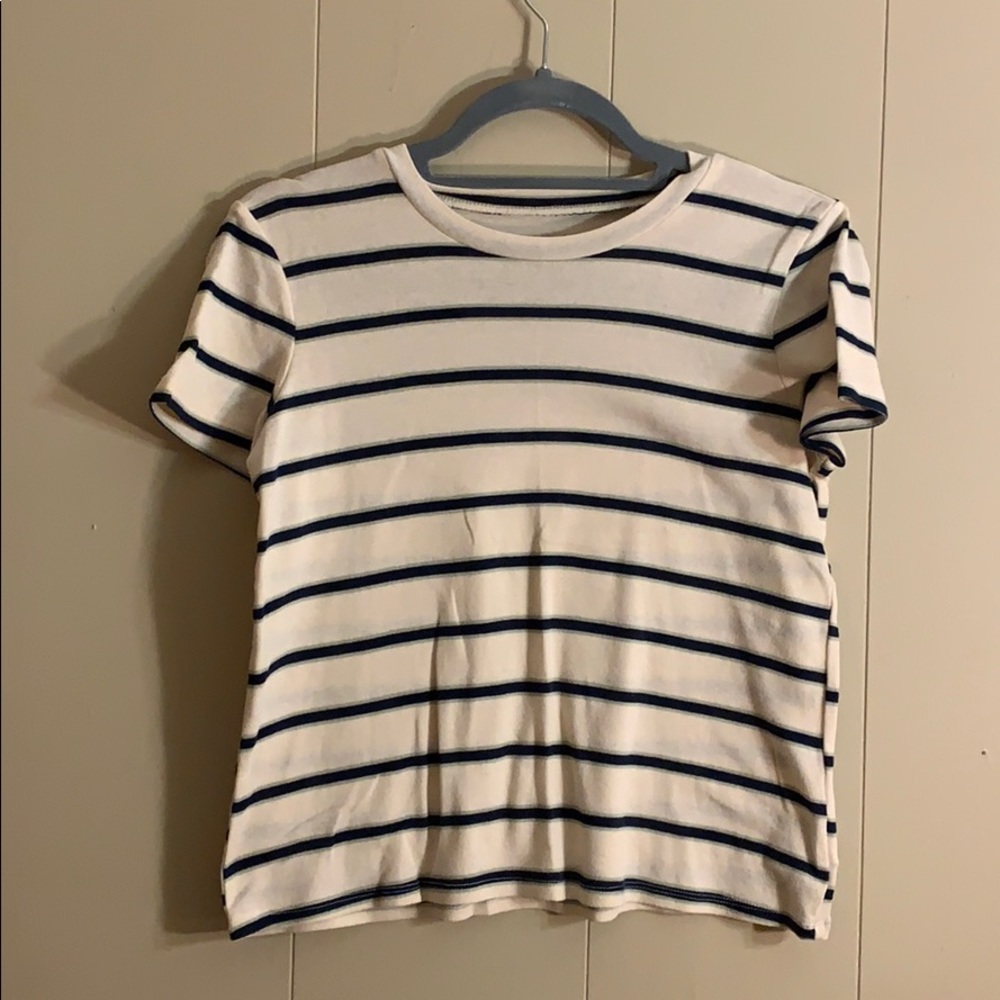 American Eagle Striped Crop top